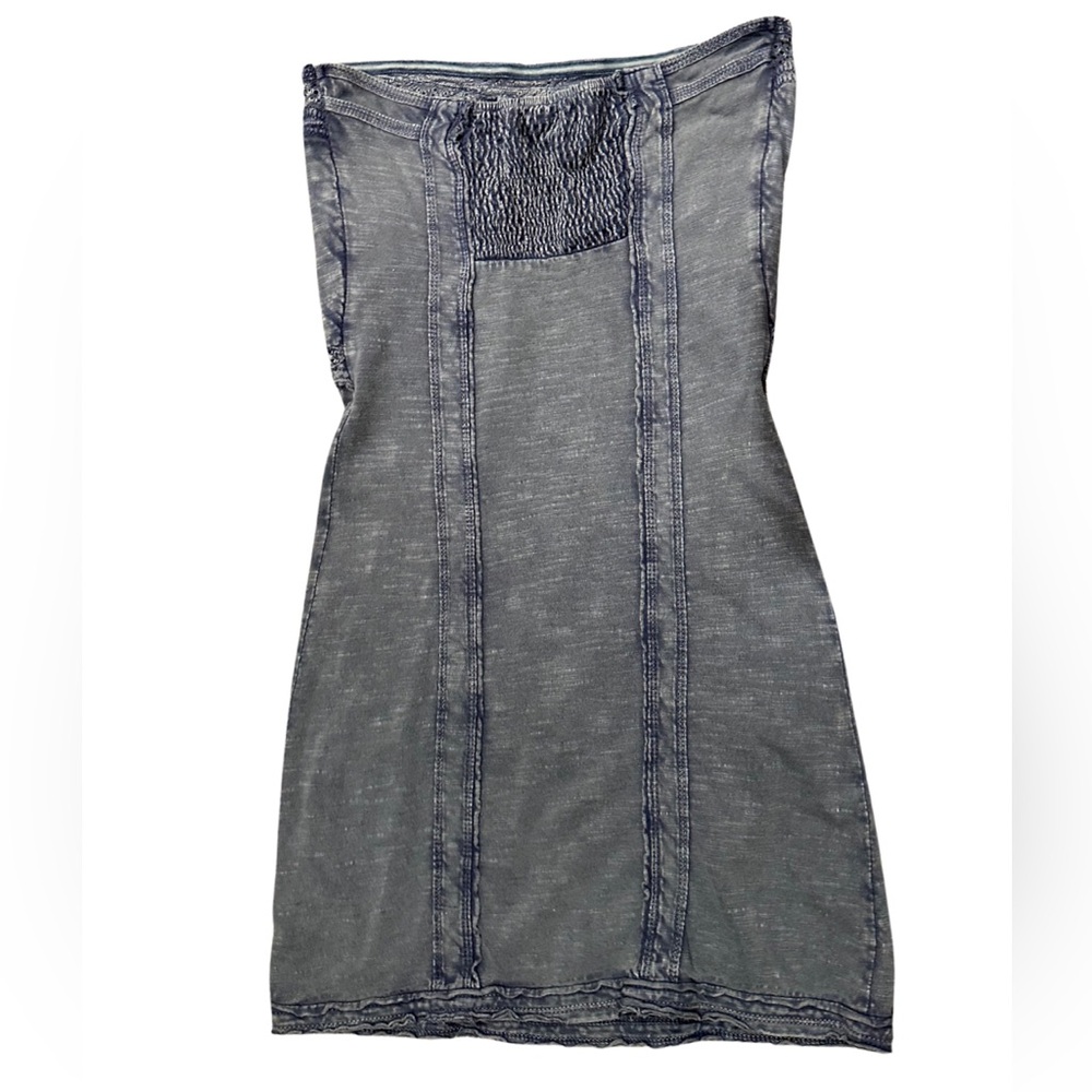 Free People Moroccan Tea Time Dress, Denim Blue, Size XS - Picture 4 of 5
